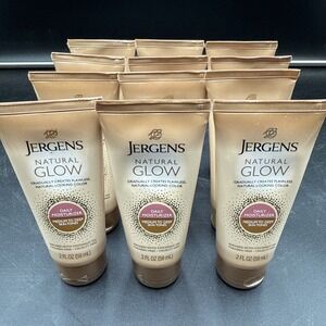12 Pack- Jergens Natural Glow Daily Moisturizer, Fair To Medium, 2 oz
